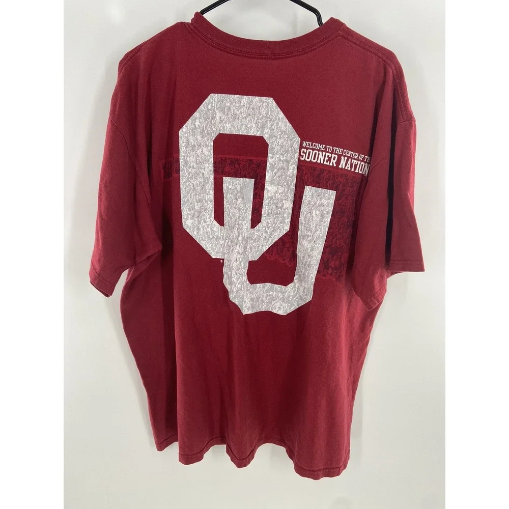 Nike‎ Oklahoma Football Shirt Short Sleeve Red Mens Size XL